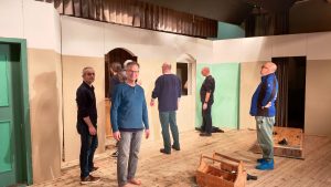 Einfachdachet: Bühnenaufbau